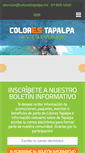Mobile Screenshot of colorestapalpa.mx