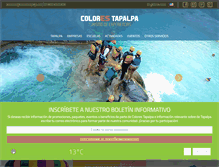 Tablet Screenshot of colorestapalpa.mx